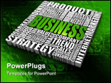 PowerPoint Template - Group of business related words. Part of a series of business concepts.