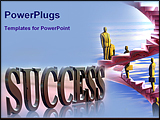 PowerPoint Template - concept steps of success