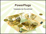 PowerPoint Template - expensive idea concept with light bulb and some currencies