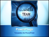 PowerPoint Template - concept of a business team finder