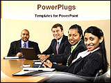 PowerPoint Template - smiling business people