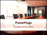PowerPoint Template - image of business conference room