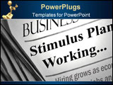 PowerPoint Template - Positive business section headlines that say 