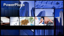PowerPoint Template - Business background collage of some business pictures