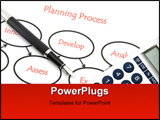 PowerPoint Template - flowchart showing structrue of new business company