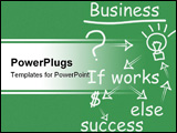 PowerPoint Template - This is the illustration of business and earning money