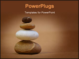 PowerPoint Template - stack of pebbles