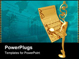 PowerPoint Template - A Concept And Presentation Figure in 3D
