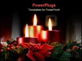 PowerPoint Template - Welcoming candles create a warm glow.
