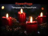 PowerPoint Template - An advent wreath