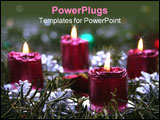 PowerPoint Template - an advent wreath