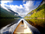 PowerPoint Template - boat on river