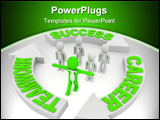 PowerPoint Template - career concept computer generated illustration for design