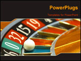 PowerPoint Template - an image of casino roulette