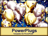 PowerPoint Template - Balloons for a celebration