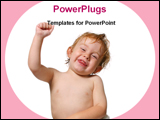 PowerPoint Template - naughty baby