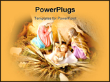 PowerPoint Template - christmas nativity scene