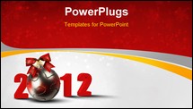 PowerPoint Template - New year and Christmas holidays colorful background