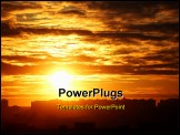 PowerPoint Template - city sunrise