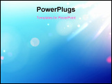 PowerPoint Template - it is illustration of soft blue abstract background