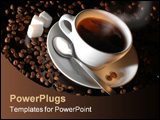 PowerPoint Template - cup of coffee