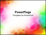 PowerPoint Template - Colorful Blurred festive lights at the night