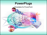 PowerPoint Template - 2d modern illustration