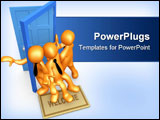 PowerPoint Template - Computer Generated Image - Competing For The Job