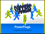 PowerPoint Template - conceptual road to success