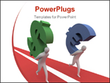 PowerPoint Template - Dollar vs euro