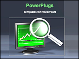 PowerPoint Template - online investment showing in computer