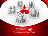 PowerPoint Template - conceptual image of the leader.