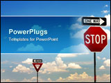 PowerPoint Template - Trafficsign confusion