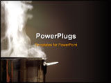 PowerPoint Template - steaming pot ** Note: Low resolution