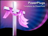 PowerPoint Template - Illustration depicting the modern christian way of life and elements
