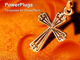 PowerPoint Template - photo of a crucifix