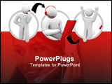 PowerPoint Template -  diagram of a successful support call in which a customer phones an agent and the problem is resolv