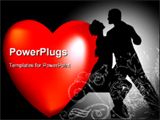 PowerPoint Template - Couple dancing illustration