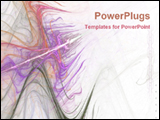 PowerPoint Template - abstract vibrant swirls shapes