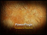 PowerPoint Template - Structure of decorative plaster close up skan image