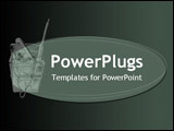 PowerPoint Template - Military field communications equipment & range