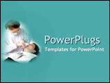 PowerPoint Template - Relaxed patient and friendly dentist
