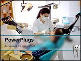 PowerPoint Template - A boy and a female dentist
