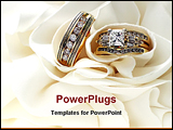 PowerPoint Template - Wedding bands with space for copy
