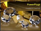 PowerPoint Template - Diamond and gold