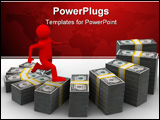 PowerPoint Template - diagramme of financial growth.