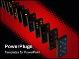 PowerPoint Template - dominoes
