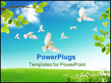 PowerPoint Template - Spring when the nature wakes up from the winter sleep