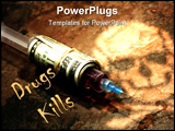 PowerPoint Template - Drug Addiction Concept