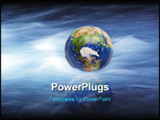 PowerPoint Template - the earth is swimming in blue water (mirror)
